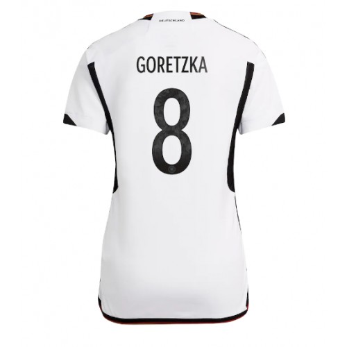 Maillot de foot Allemagne Leon Goretzka #8 Domicile Femmes Monde 2022 Manches Courte